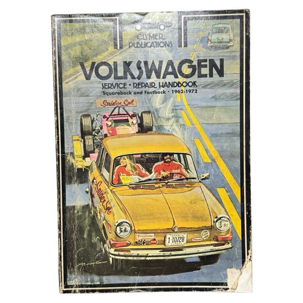 1962 - 1973 Volkswagen Squareback & Fastback Clymer Service and Repair Manual
